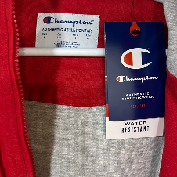 Gorgeous Plain Red Fleece Lined Full Zip Jacket, Men’s Large NWT Retail $84 - Picture 3 of 10